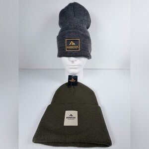 Mens Ridgecut Winter Hats Gray And Green